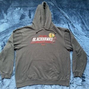 Chicago Blackhawks Reebok Black Hoodie